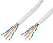 Goobay MicroConnect UTP CAT6 tvirtas PVC instaliacinis kabelis, 100m (KAB010-100)