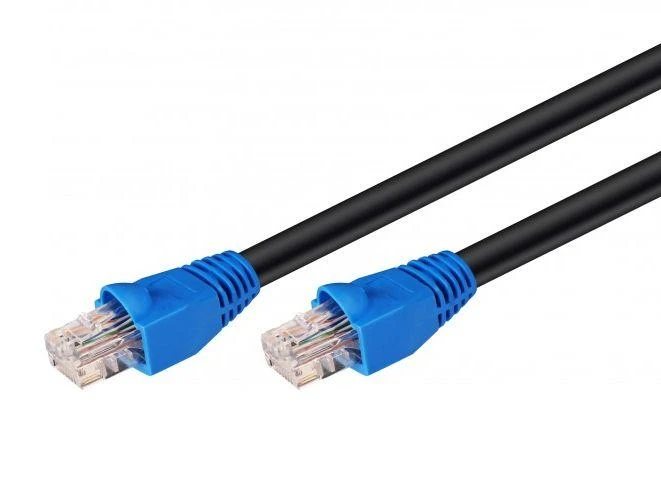 MicroConnect RJ-45/RJ-45 kat.6 U/UTP Juodas 10m (B-UTP610SOUT)