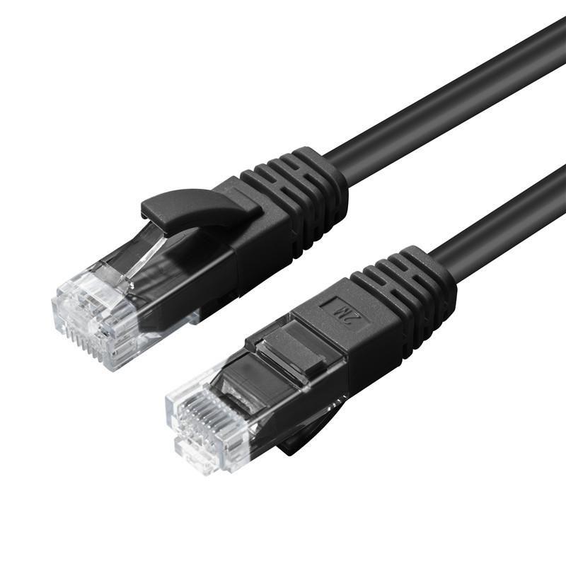 MicroConnect RJ-45 kt.6 U / UTP Juodas 1.5m (UTP6015S)