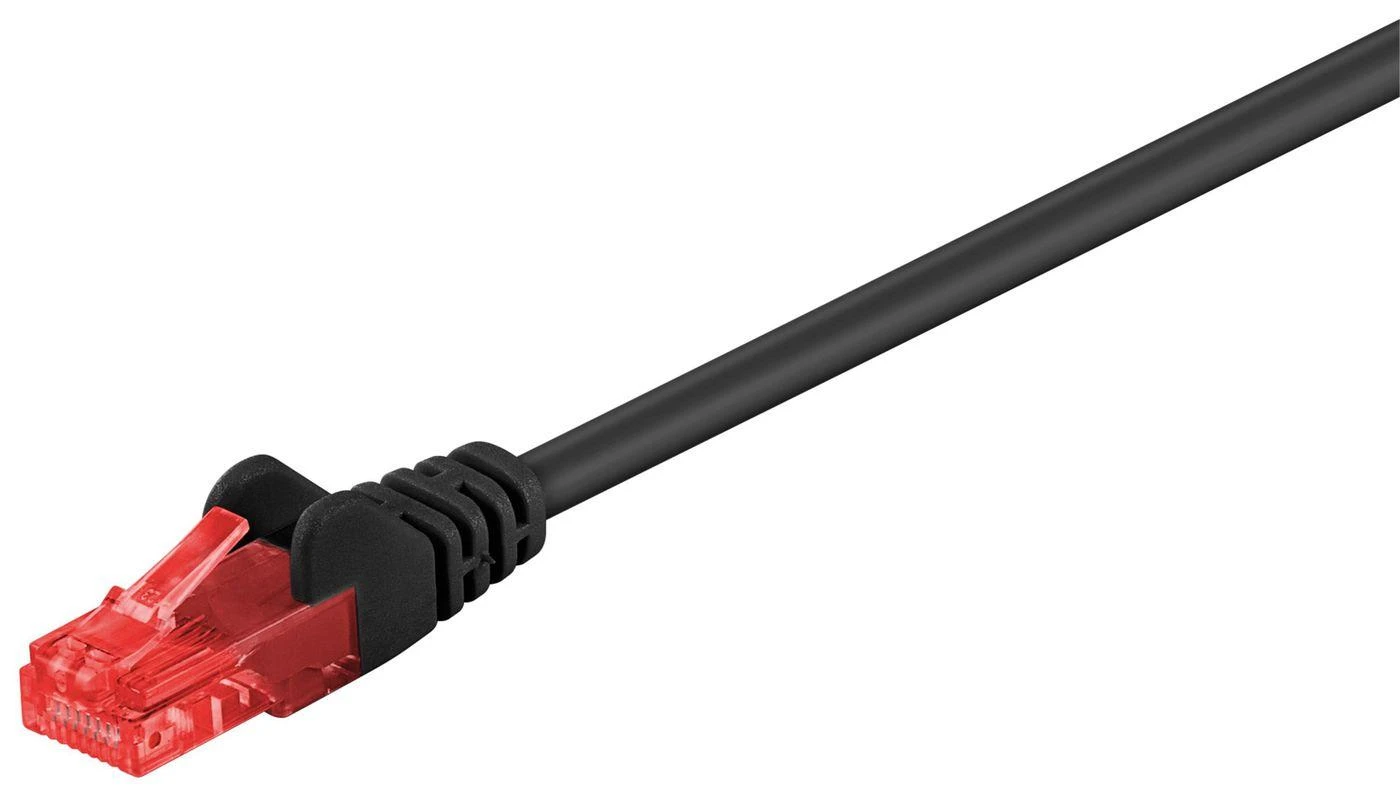 MicroConnect U / UTP CAT6 30M Juodas PVC