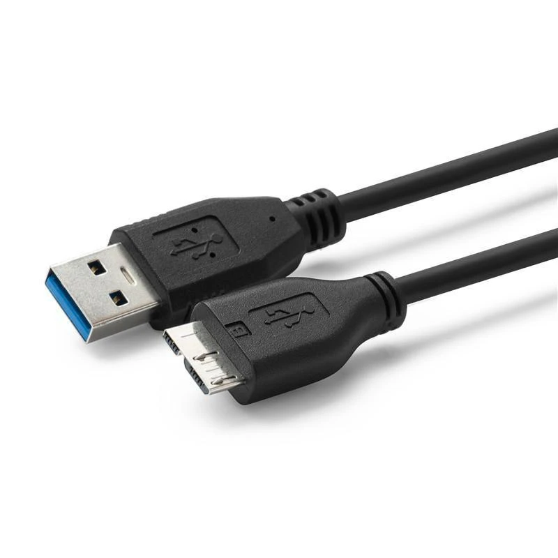 Kabelis USB MicroConnect USB-A - microUSB 0.5 m Juodas (USB3.0AB05MICRO)