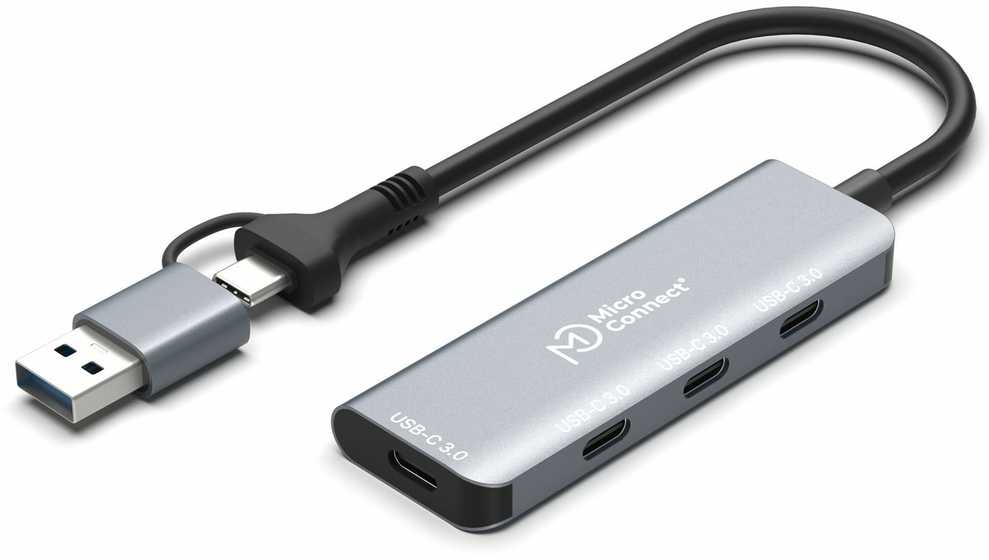 HUB USB MicroConnect USB-C 3.2 Gen 1 4-Port hub