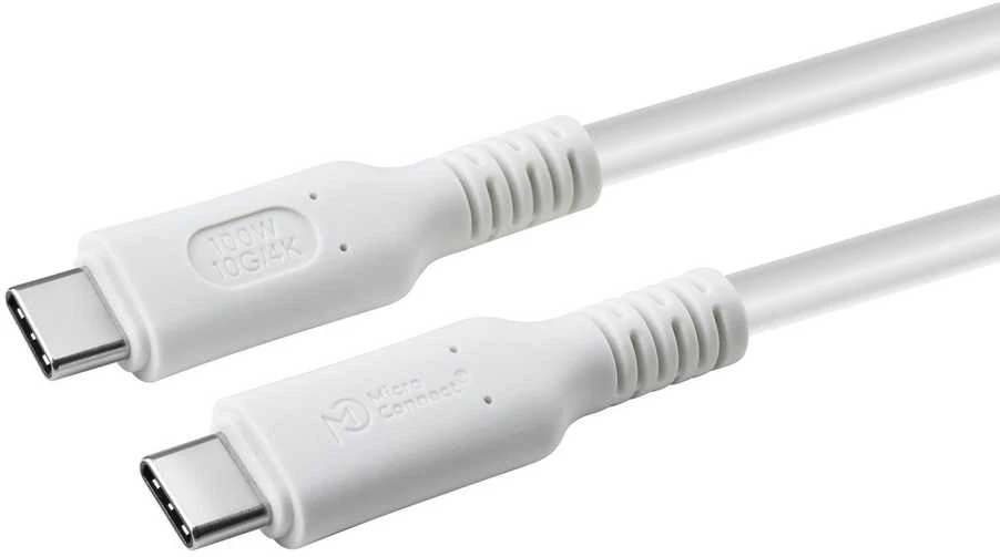 Kabelis USB MicroConnect USB-C – 0,5 m Baltas (USB3.1CC05W)
