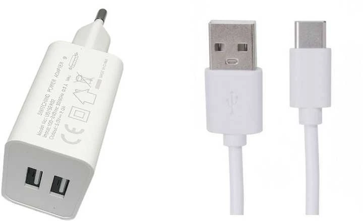 Įkroviklis MicroConnect 2x USB-A 2.1 A (USB3.1CA1SETW)