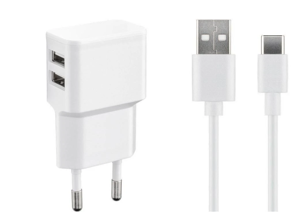 Įkroviklis MicroConnect 2x USB-A 2.1 A (USB3.1CA1SETW)