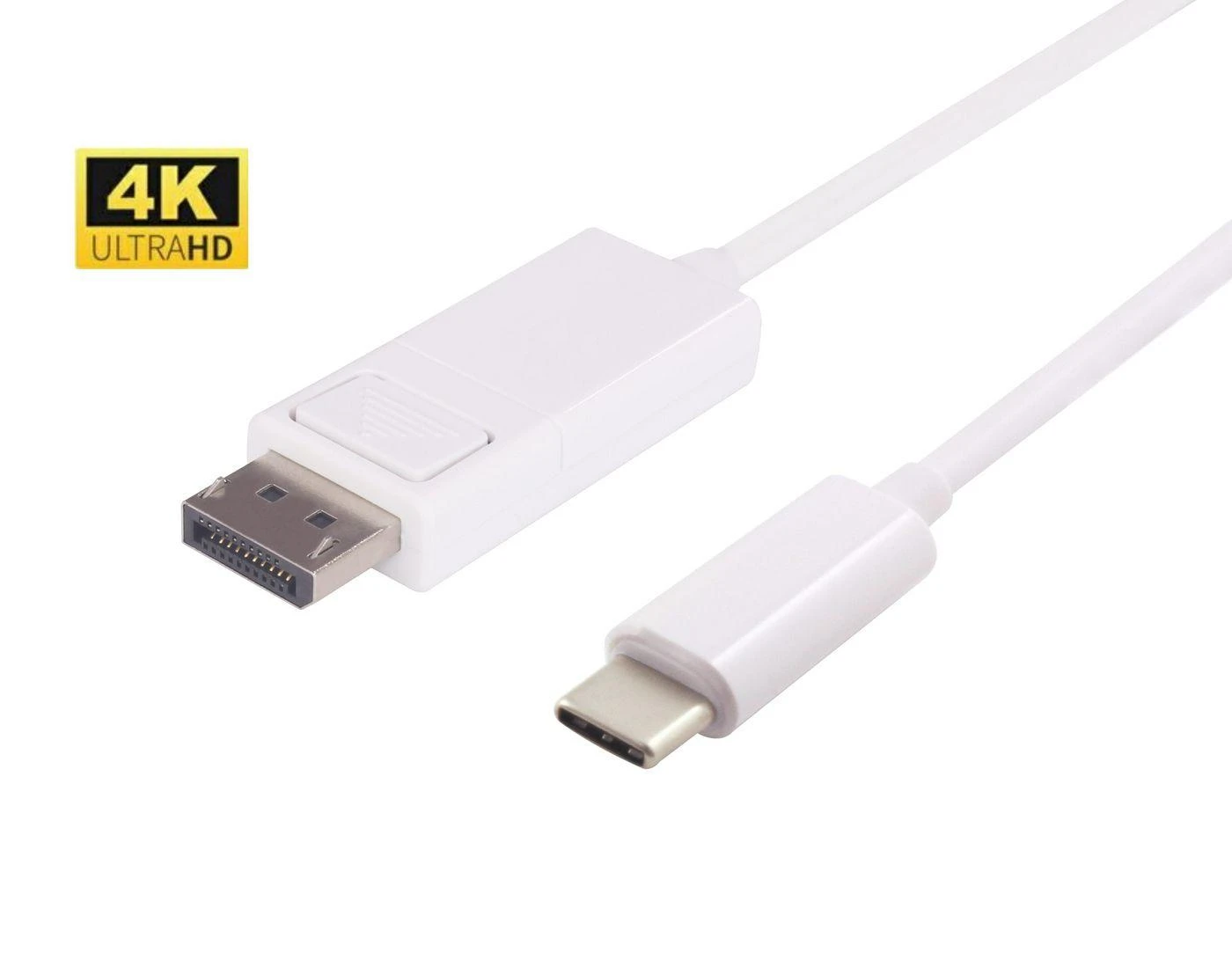 Kabelis USB MicroConnect USB-C - DisplayPort 2 m Baltas (USB3.1CDPB2W)