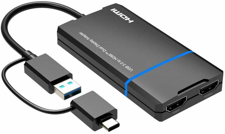Adapteris AV MicroConnect Microconnect MC-USB3.1CHDMIX2-2IN1 bez kategorii