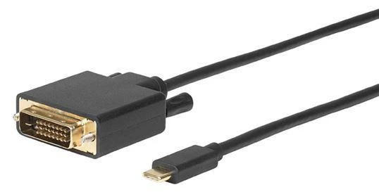 USB-C į DVI-D video adapterio laidas