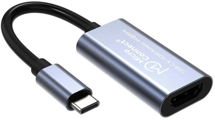 Adapteris USB MicroConnect USB-C - HDMI Juodas (USB3.1CHDMI-S)