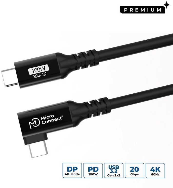MicroConnect Aukščiausios kokybės USB-C laidas 0,25 m