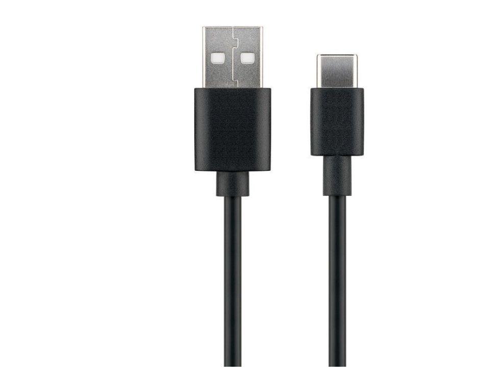 Kabelis USB MicroConnect USB-A - USB-C 0.5 m Juodas (USB3.1CCHAR05B)