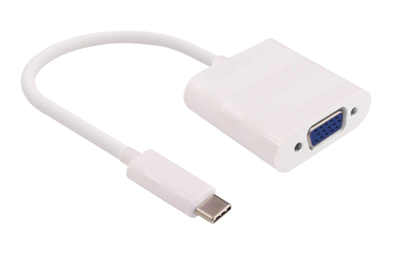 USB-C į VGA adapteris, baltas