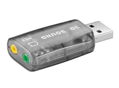 MicroConnect Goobay garso plokštė USB 2.0 lizdas 3,5 mm x 2