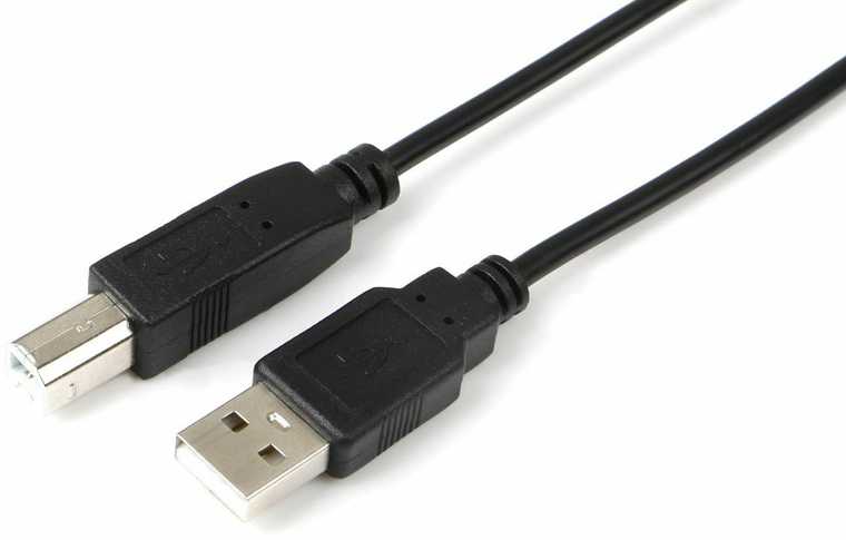 Kabelis USB MicroConnect USB-A - 0.3 m Juodas (USBAB03B)