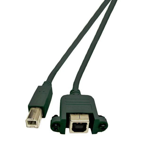 Kabelis USB MicroConnect USB-B - USB-B 1.8 m Žalias (USBABF1PANEL2)