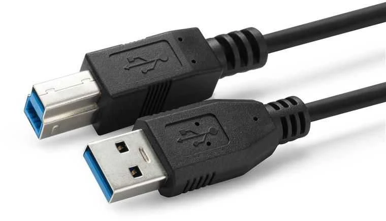 Kabelis USB MicroConnect USB-A - USB-B 1.8 m Juodas (USB3.0AB2B)
