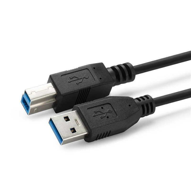 Kabelis USB MicroConnect USB-A - USB-B 3 m Juodas (USB3.0AB3B)