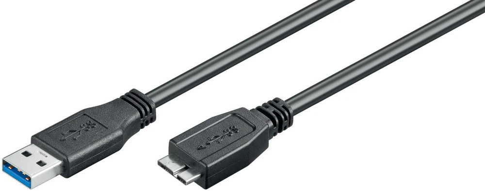 Kabelis USB InLine USB-A - micro-B 5 m Juodas (35450)