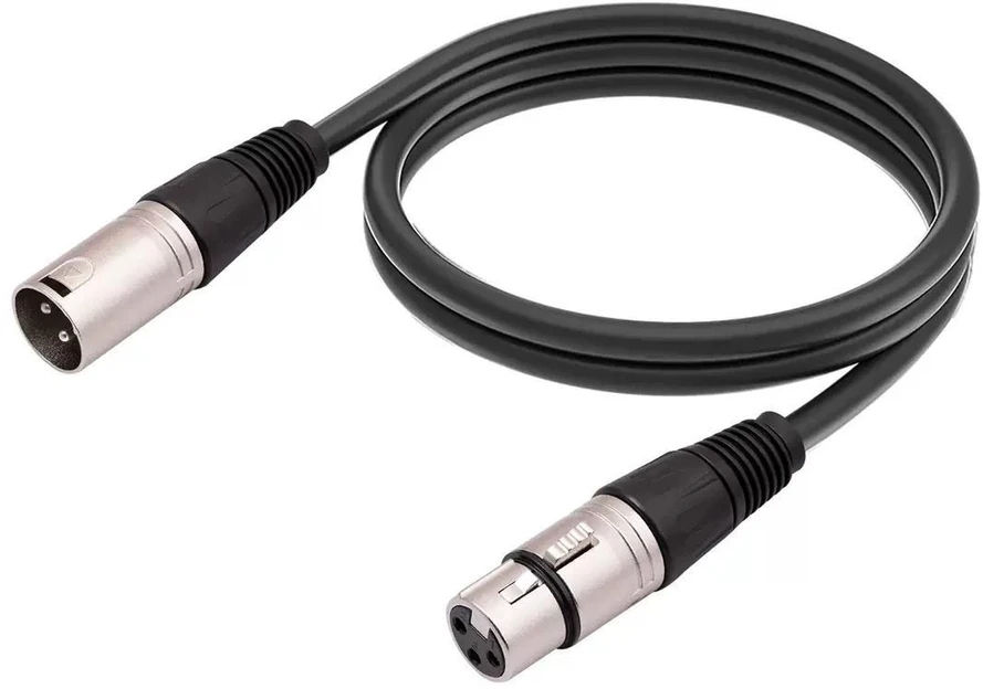 Kabelis MicroConnect XLR - XLR 12m juoda (XLRMF12)