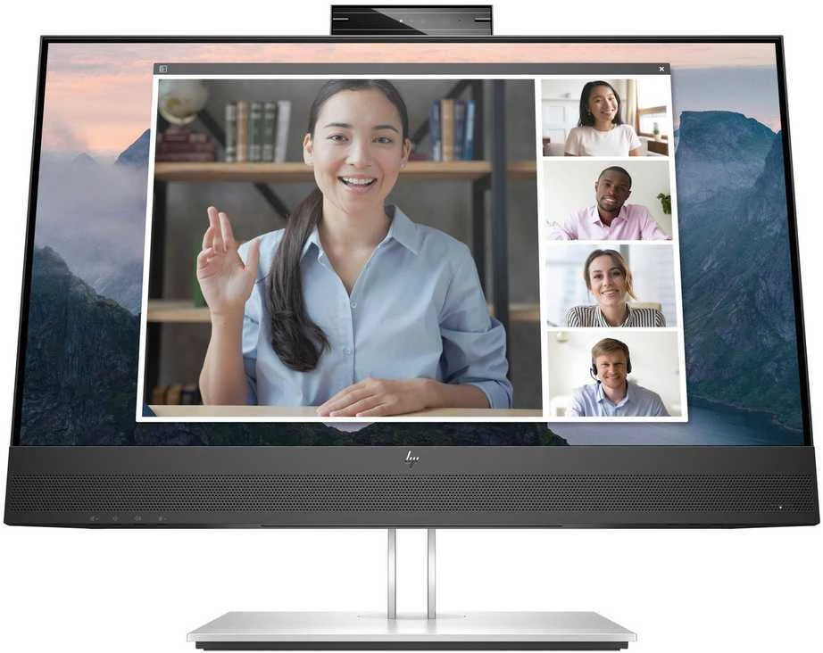 Monitorius Hewlett Packard (HP) E24mv G4 60.5 cm (23.8") 1920 x 1080 pikselių Full HD Juodas,