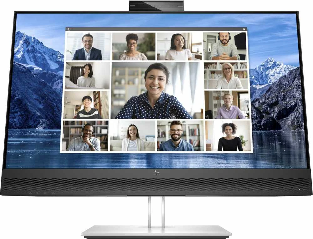 Monitorius HP E27m G4 QHD USB-C Conferencing Monitor/IPS/QHD (2560 x 1440)/300 nits/web cam 5MP/Speakers 2 x 5 W  (40Z29AA)