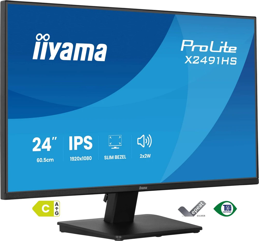 „iiyama X2491HS-B1“ 24 colių „Full HD IPS“ 120 Hz monitorius