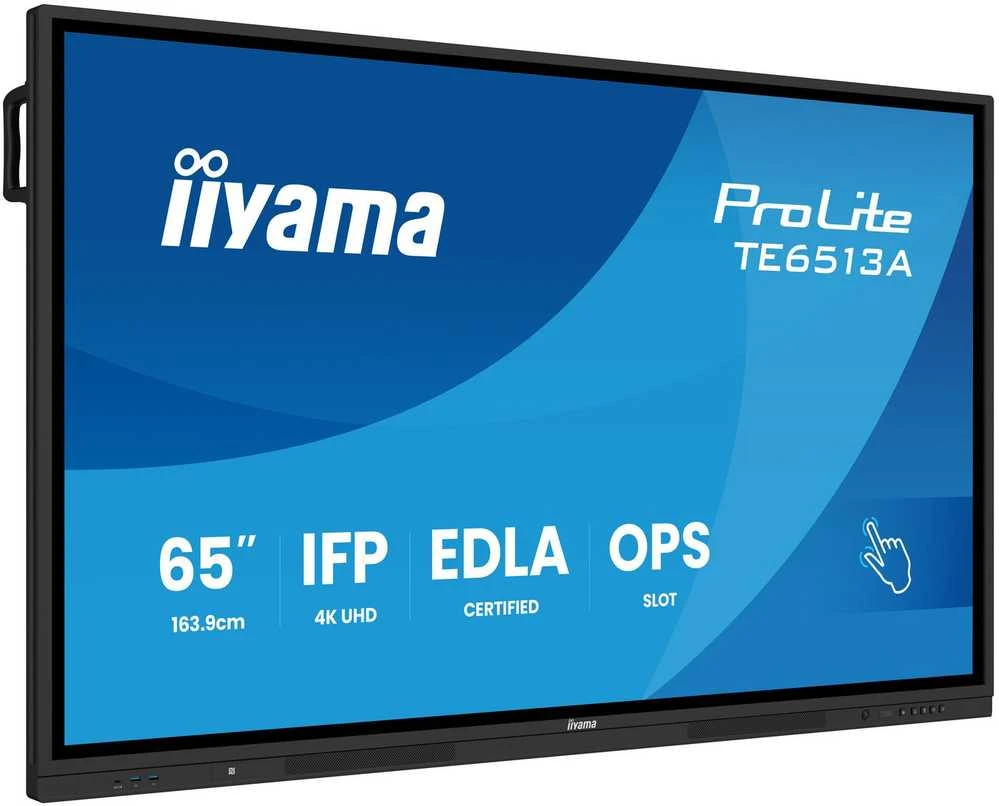 Monitorius Iiyama TE6513A-B2AG 65IN UHD IR 40P - TOUCH AG WITH INTERACTIVE ANDROI