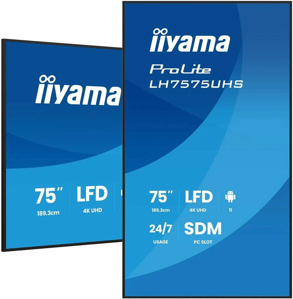 Monitorius iiyama ProLite LH7575UHS-B2AG