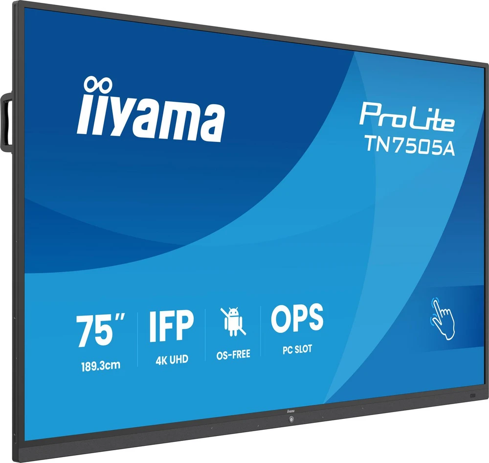 Monitorius Iiyama TN7505A-B1AG 75IN UHD - IR 40P TOUCH AG WITH NO-OS