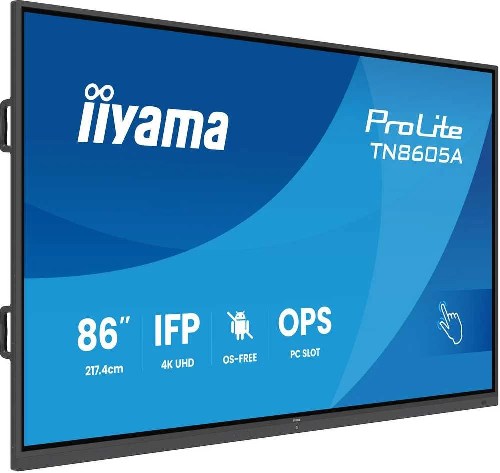 Monitorius Iiyama TN8605A-B1AG 86IN UHD - IR 40P TOUCH AG WITH NO-OS