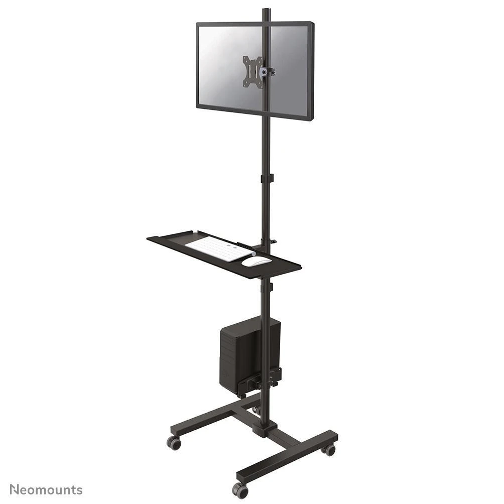 Pelė Neomounts Newstar FPMA-MOBILE1700 reklaminio ekrano laikiklis 81,3 cm (32") Juoda