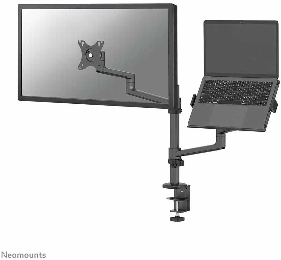 Laikiklis NEOMOUNTS nešiojamasis kompiuteris + SCREEN STALO MONTAVIMAS (CLAMP + GROMMET)