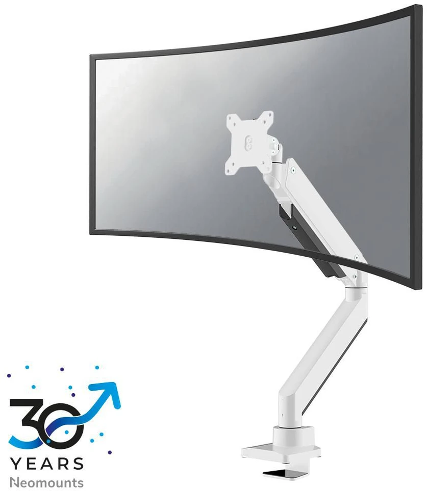 Laikiklis Neomounts Newstar NM-D775PLUS 124,5 cm (49") Gnybtas / varžtai Balta