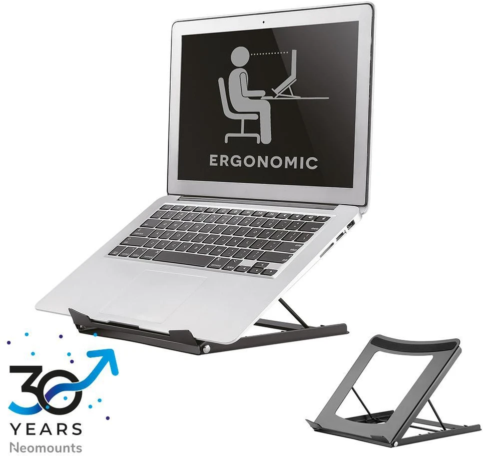 NEOMOUNTS BY NEWSTAR Notebook Planšetė Stand deskstand max 5kg 15inch Tilt juodas