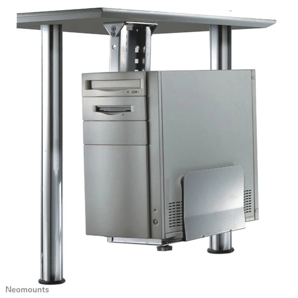 Laikiklis NEOMOUNTS BY NEWSTAR CPU Holder 30kg H:39-54cm/w: 13-23cm Sidabrinis