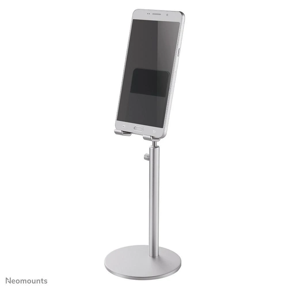 „Neomounts NEWSTAR“ telefono stalinis stovas (tinka telefonams iki 10 colių), Sidabrinis