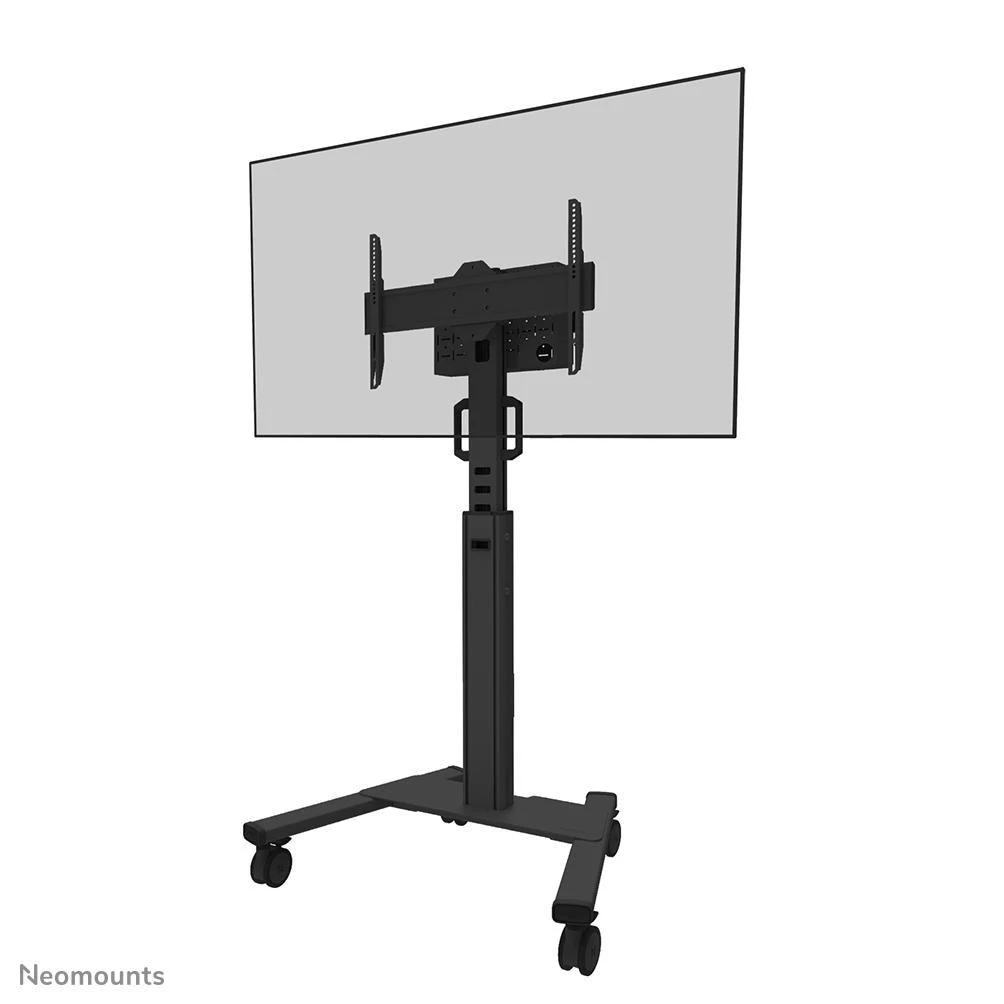 Laikiklis NEOMOUNTS BY NEWSTAR SELECT MOBILE DISPLAY FLOOR STAND (32-75") 10 CM. WHEELS Juodas