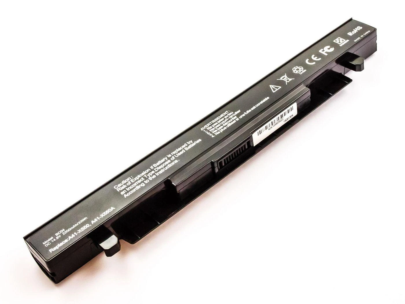 Asus 4 celių ličio jonų baterija „MicroBattery“, 14,8 V, 2200 mAh, 33 Wh (MBI3397)