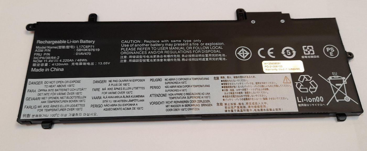 Bateria CoreParts nešiojamojo kompiuterio baterija, skirta Lenovo