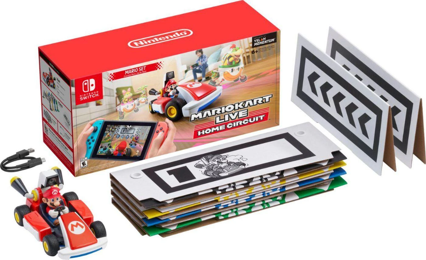Nintendo Mario Kart Live Home Circuit Mario mašinėlės rinkinys