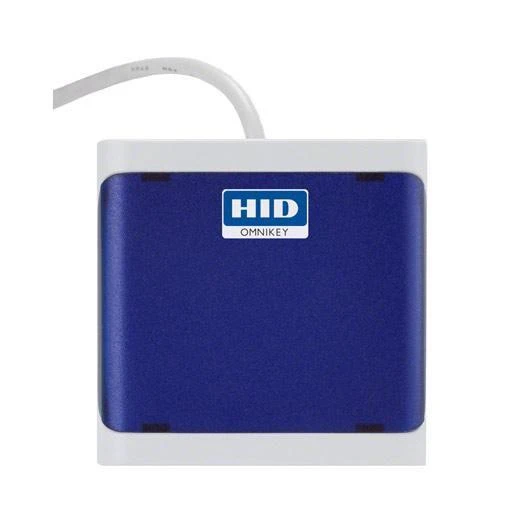 Abloy HID OMNIKEY 5022 CL tik bekontaktis (13,56 MHz) skaitytuvas, tamsiai mėlynas