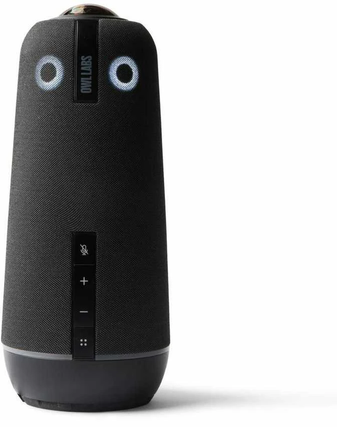Owl Labs Meeting Owl 4+ 360 laipsnių, 4K išmanioji vaizdo konferencijų kamera, mikrofonas ir garsiakalbis (automatinis garsiakalbio fokusavimas, išmanusis priartinimas ir triukšmo išlyginimas)