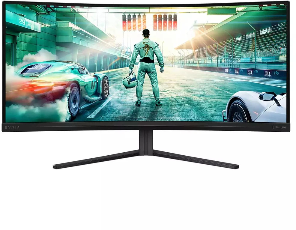 Žaidimų monitorius Philips Evnia 34M2C3500L | 34" / Fast VA / WQHD 3440 x 1440/ DisplayPort: 180 Hz, HDMI: 100 Hz /300 cd/m²