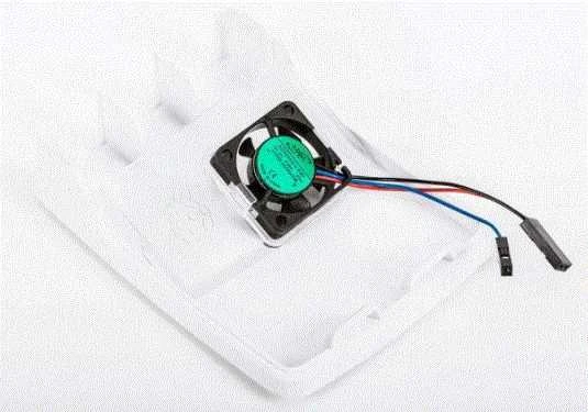 Ventiliatorius skirtas oficialiam Raspberry Pi 4B dėklui
