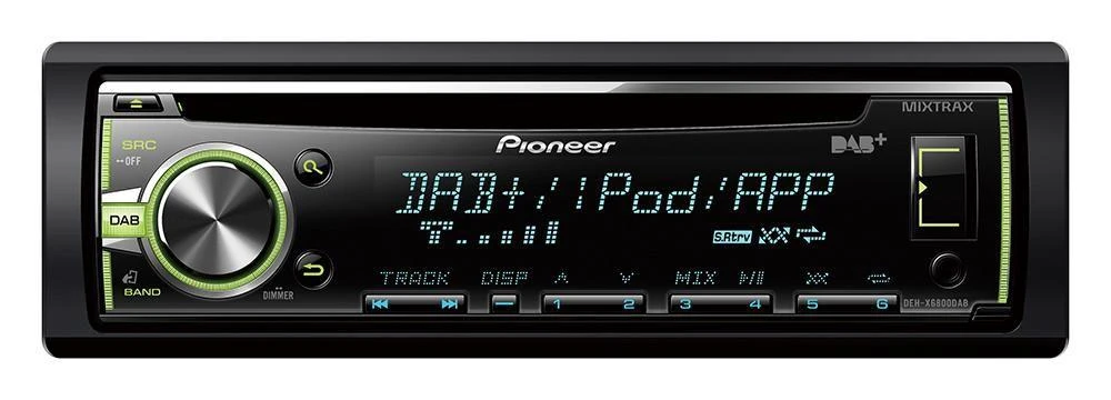 Pioneer DEH-X6800DAB magnetola su DAB+ ekranu