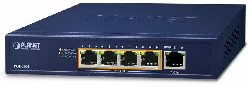 Maršrutizatorius Extender PoE Planet POE-E304