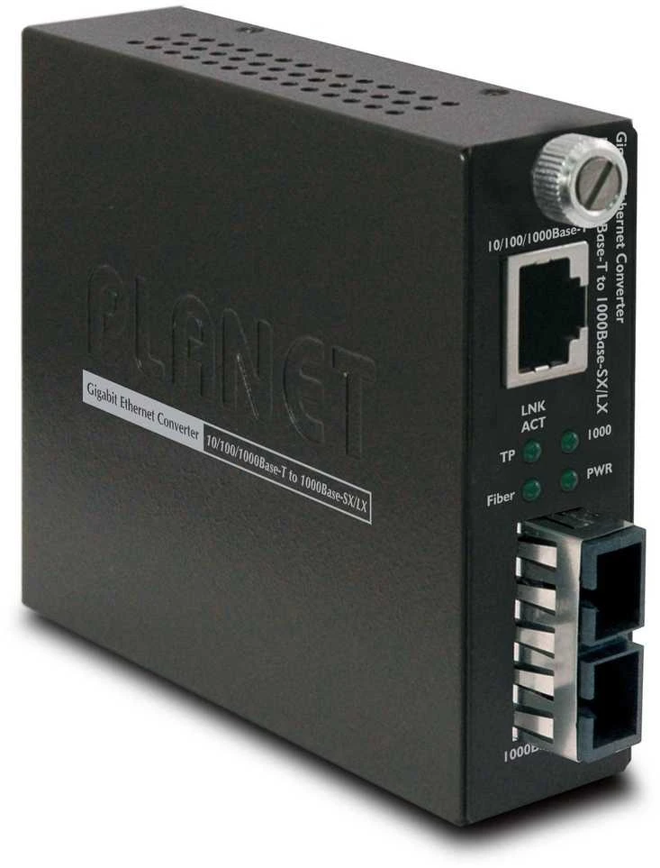 Planet GST-802S tinklo keitiklis su šviesolaidžio jungtimis