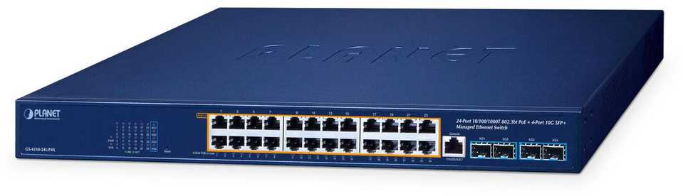 Šakotuvas Switch Planet GS-4210-24UP4X