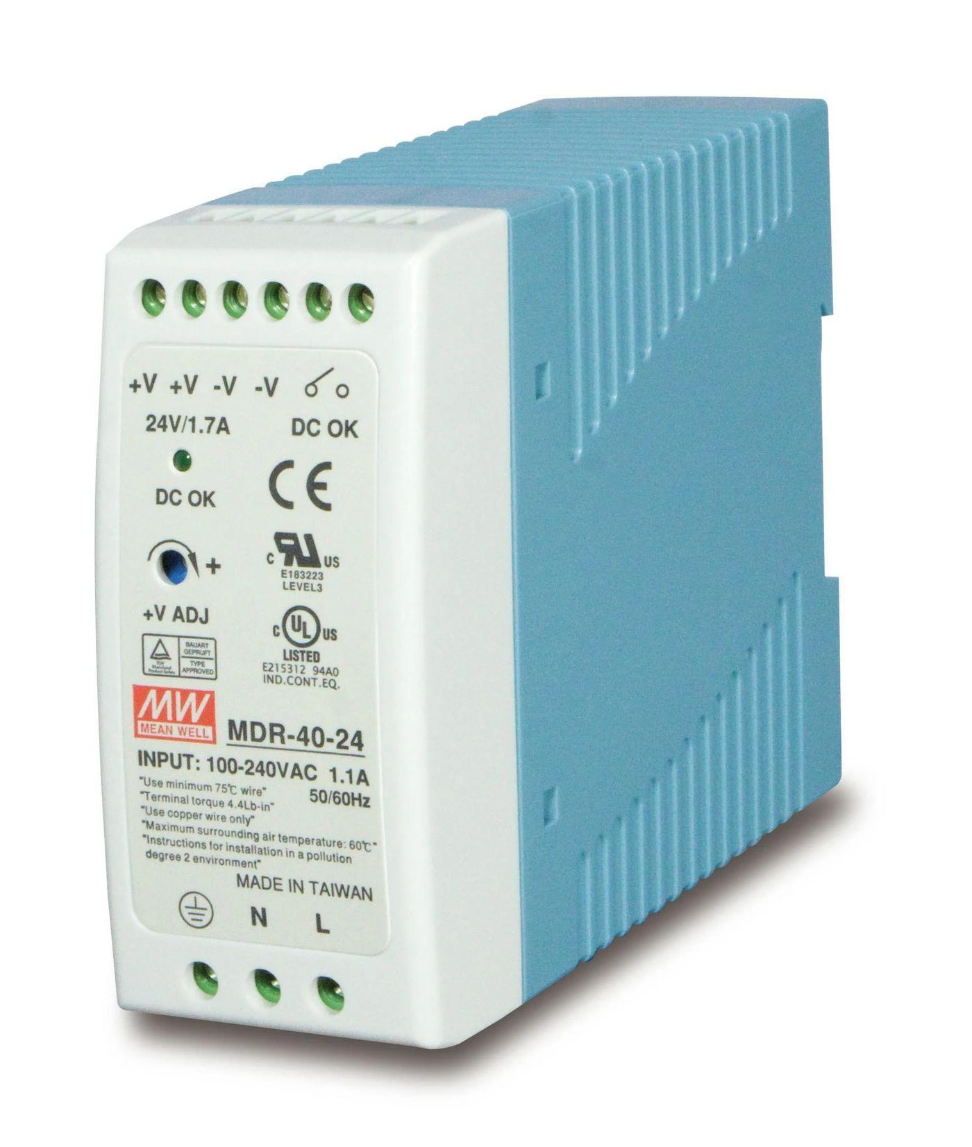 Planet 24V, 40W Din-Rail Power Supply