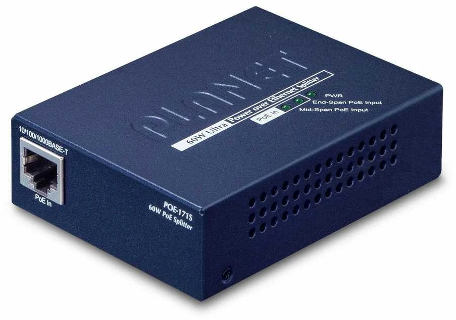 Šakotuvas Assmann Electronic Planet Splitter Ultra PoE 12V / 19V / 24V (POE-171S)